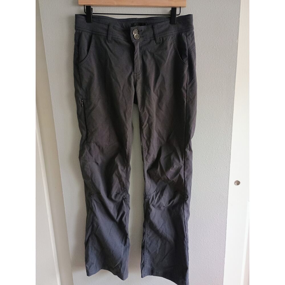 Prana gorpcore outdoorsy StraightLeg Stretch Hiking Roll Up Pants 8 granola girl